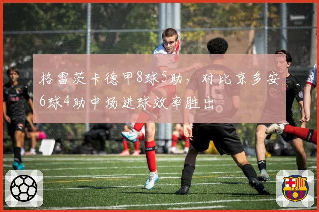 格雷茨卡德甲8球5助，对比京多安6球4助中场进球效率胜出